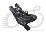 Каліпер гідравл диск гальм Shimano BR-M6100 DEORE, монтаж РМ160мм, колодка G03S полімер (EBRM6100MPRX)